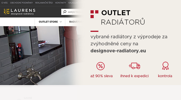 Outlet radiátorů Laurens